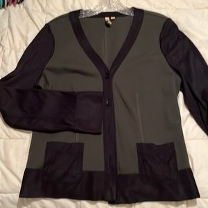 Womens cardigan style sweater, size 8